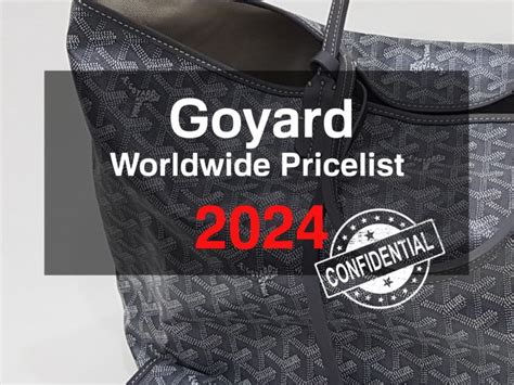 goyard flask price|2024 Goyard Price List (USA vs. Paris) .